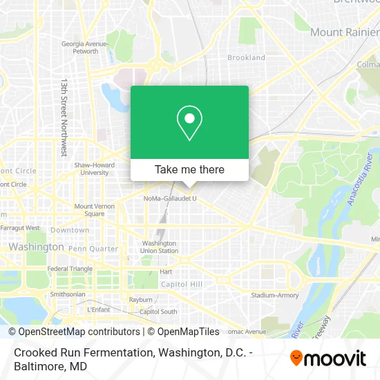 Crooked Run Fermentation map