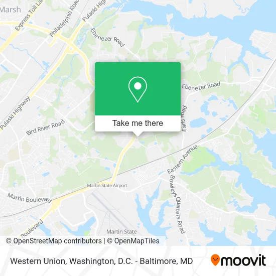 Western Union map