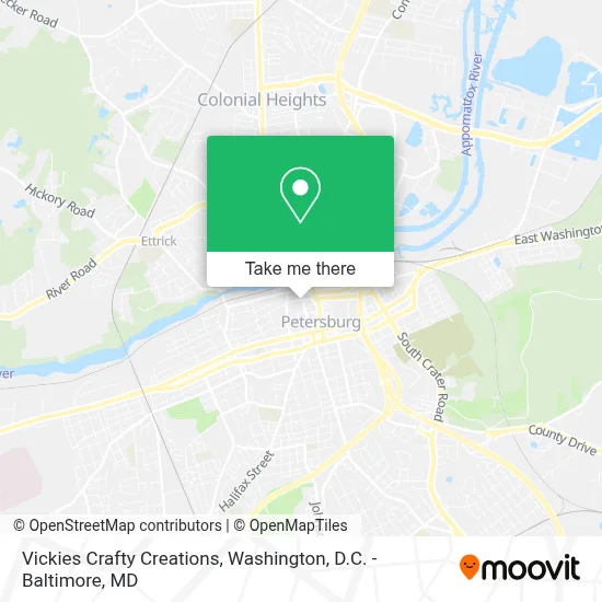 Vickies Crafty Creations map