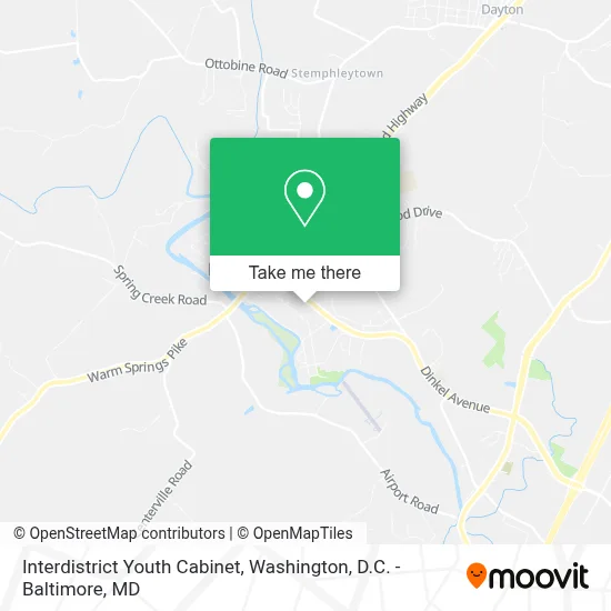 Interdistrict Youth Cabinet map