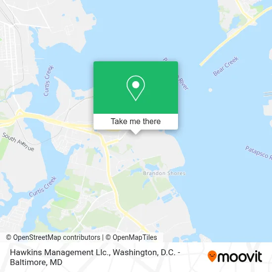 Hawkins Management Llc. map