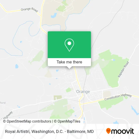 Royal Artistri map