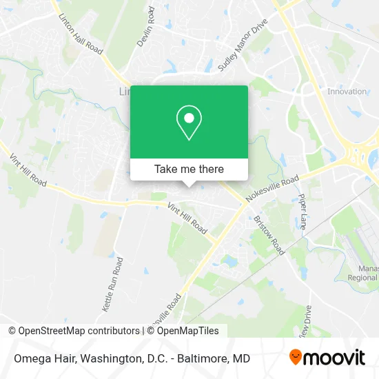 Omega Hair map