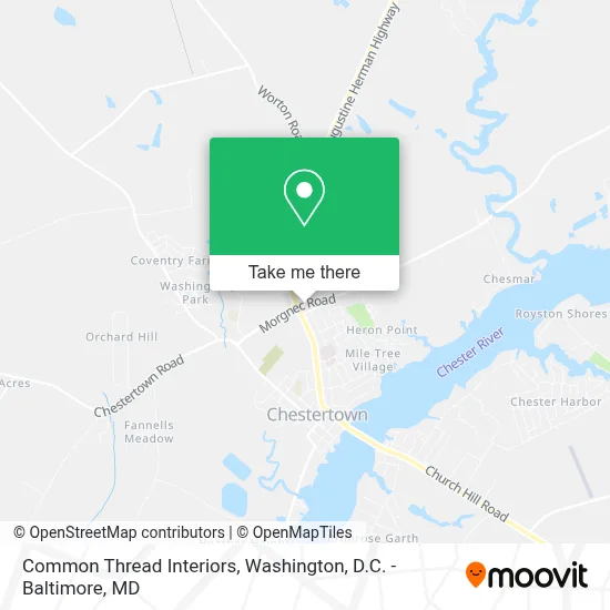 Common Thread Interiors map