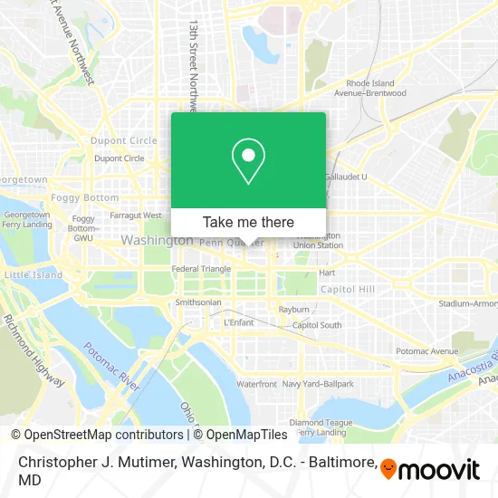 Christopher J. Mutimer map