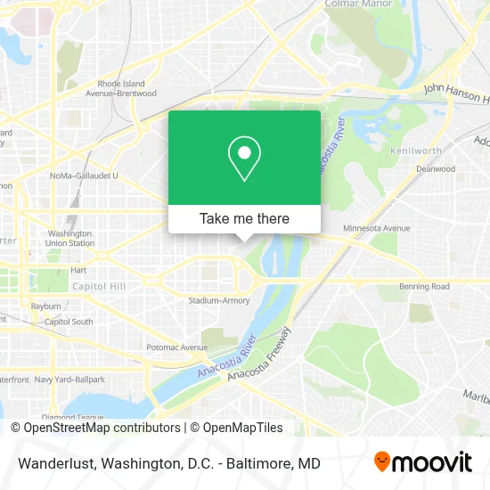Wanderlust map
