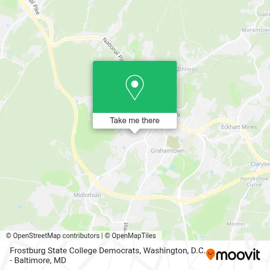 Frostburg State College Democrats map