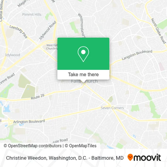 Christine Weedon map