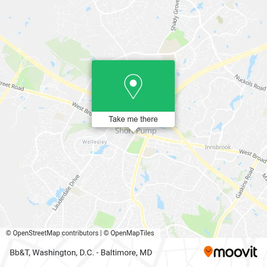 Bb&T map