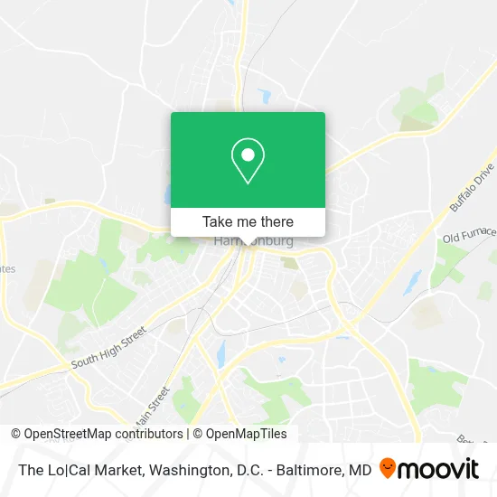 The Lo|Cal Market map