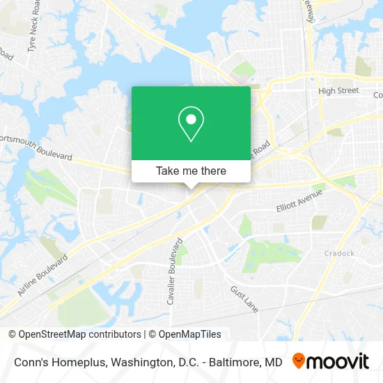 Conn's Homeplus map
