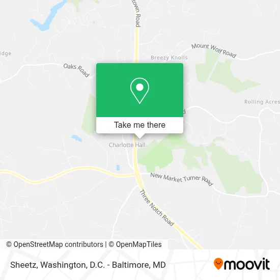 Sheetz map