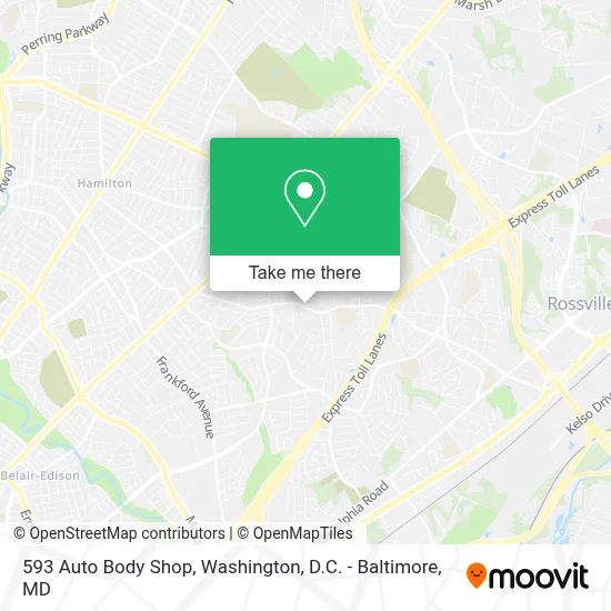 593 Auto Body Shop map