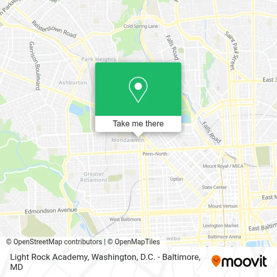 Light Rock Academy map
