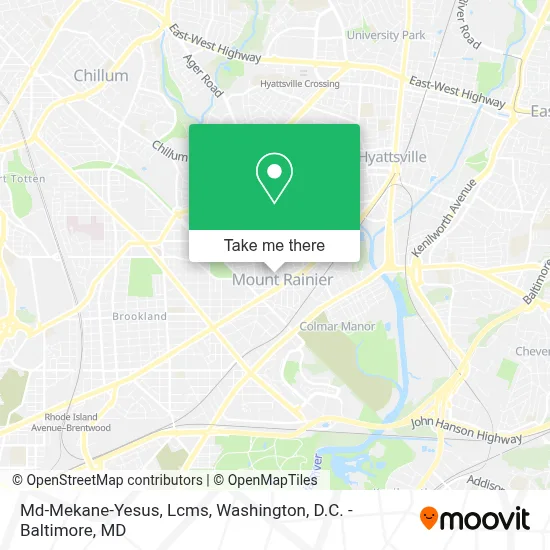 Md-Mekane-Yesus, Lcms map