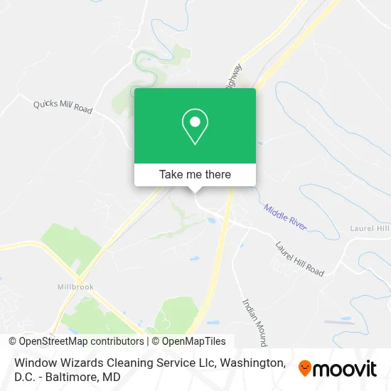 Window Wizards Cleaning Service Llc map