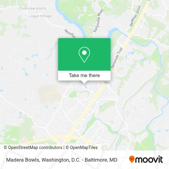 Madera Bowls map