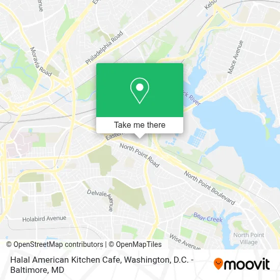 Halal American Kitchen Cafe map