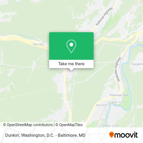 Dunkin' map