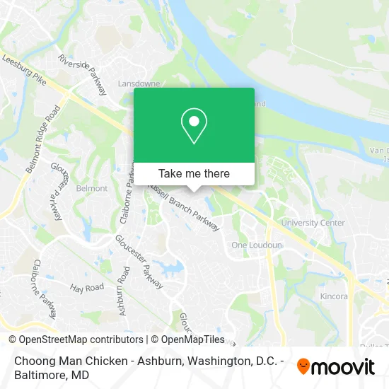 Choong Man Chicken - Ashburn map