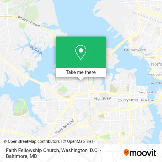 Faith Fellowship Church map