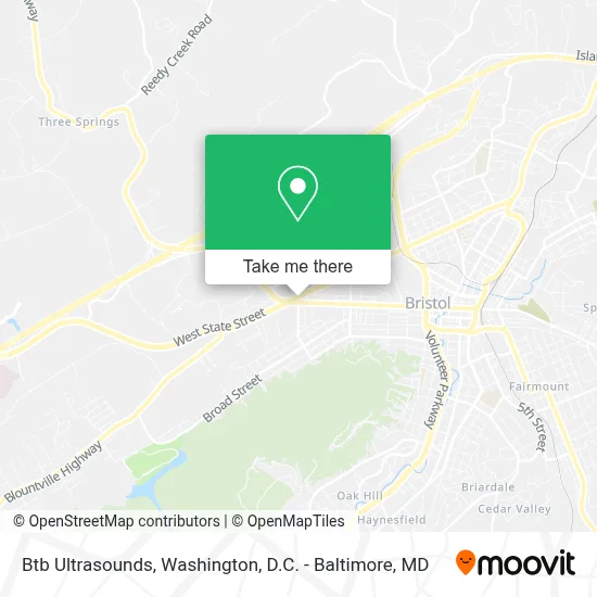 Btb Ultrasounds map