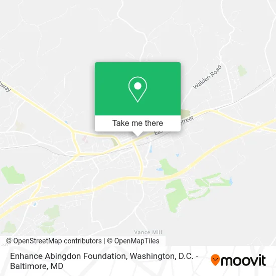 Enhance Abingdon Foundation map