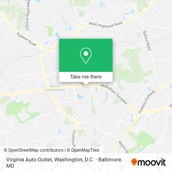 Virginia Auto Outlet map