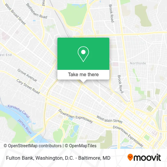 Fulton Bank map