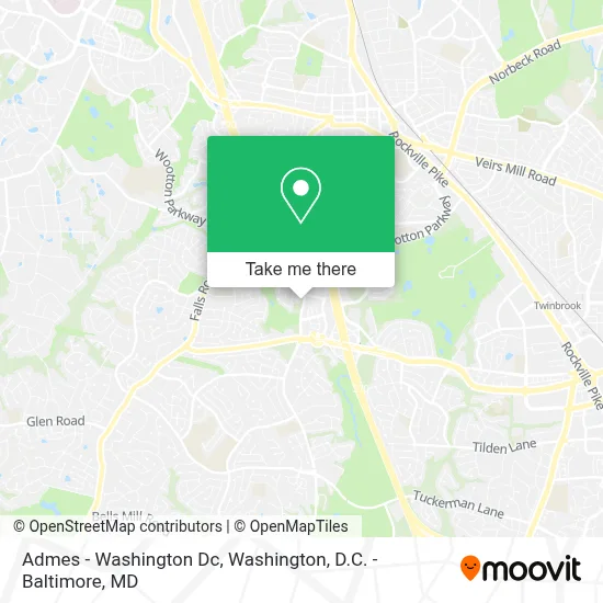 Admes - Washington Dc map