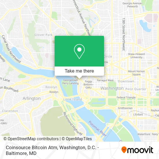 Coinsource Bitcoin Atm map