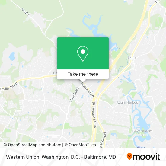Western Union map