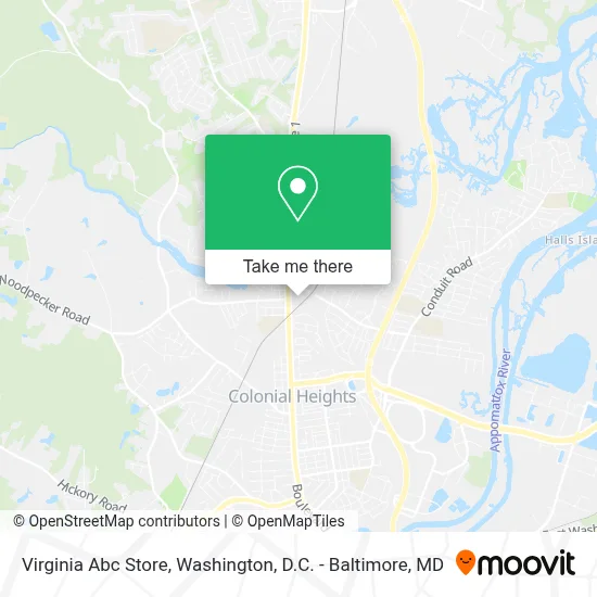 Virginia Abc Store map