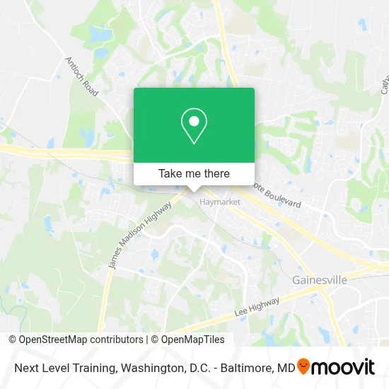 Next Level Training map
