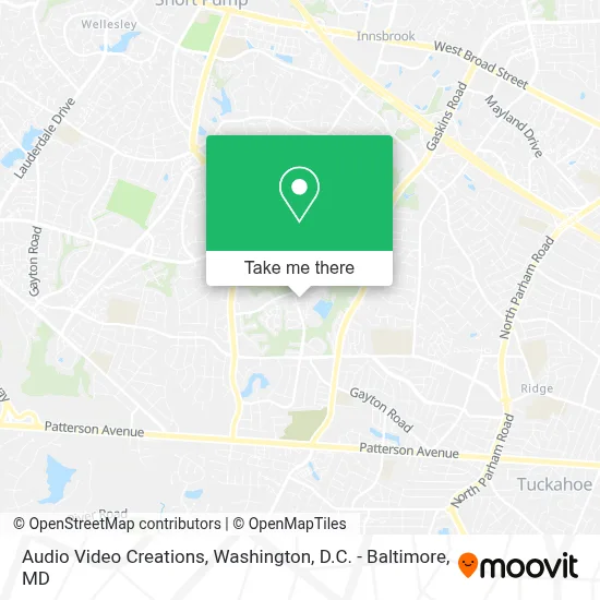 Audio Video Creations map
