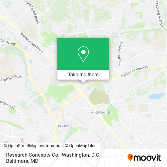 Research Concepts Co. map