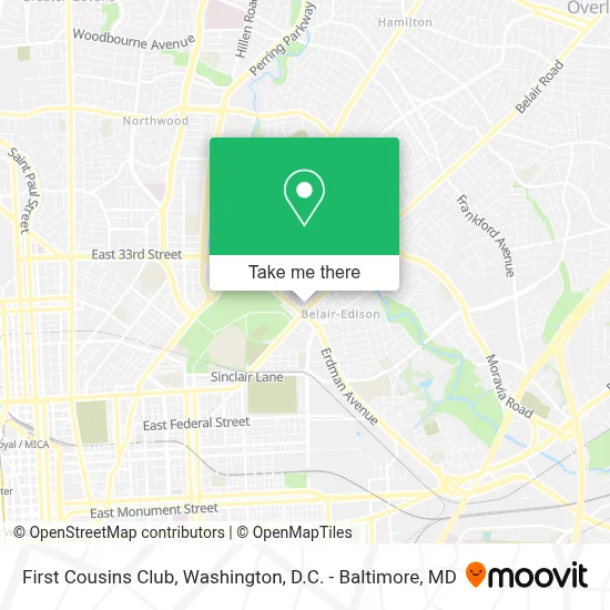 First Cousins Club map