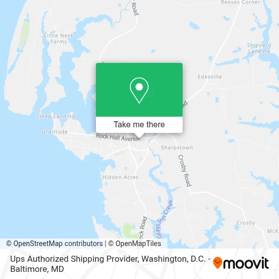 Ups Authorized Shipping Provider map