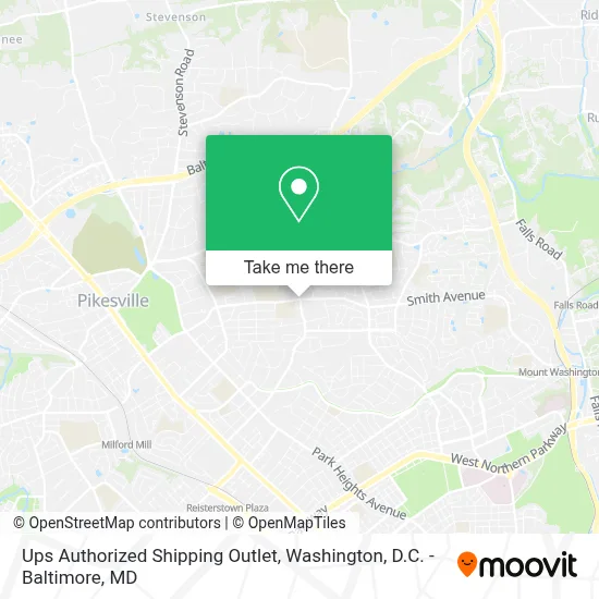 Ups Authorized Shipping Outlet map