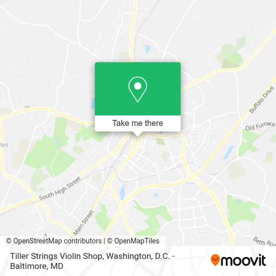 Tiller Strings Violin Shop map
