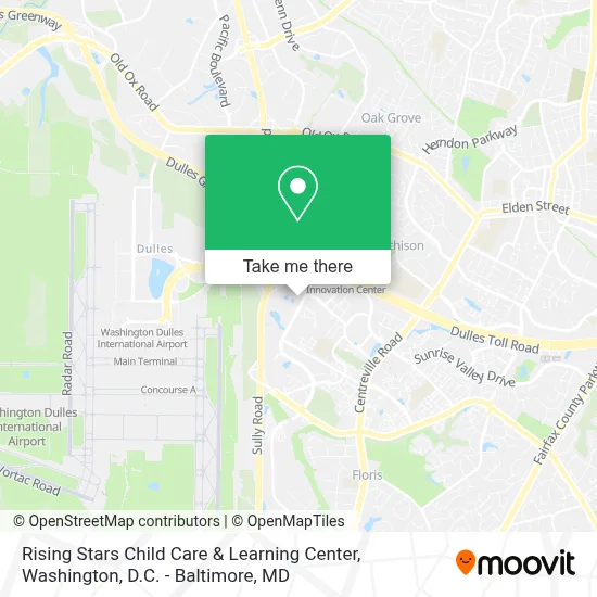 Rising Stars Child Care & Learning Center map
