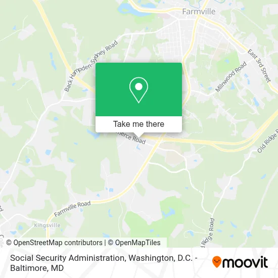Social Security Administration map