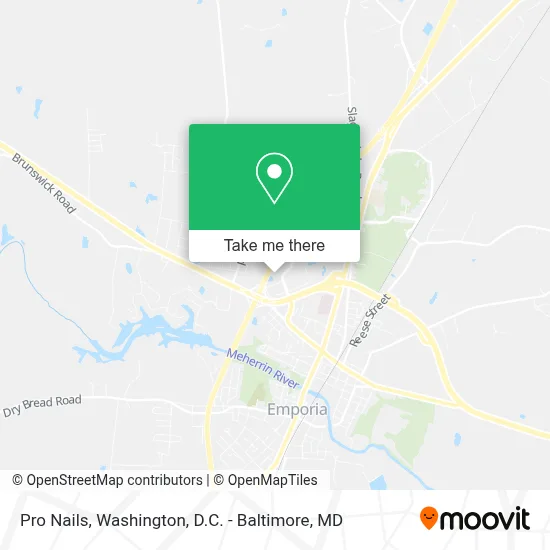 Pro Nails map