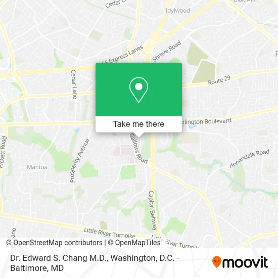 Dr. Edward S. Chang M.D. map