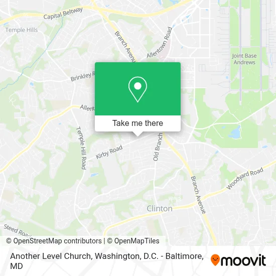 Another Level Church map
