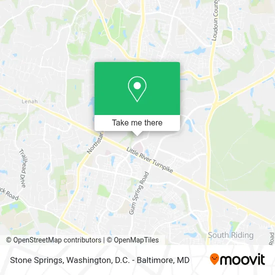 Stone Springs map