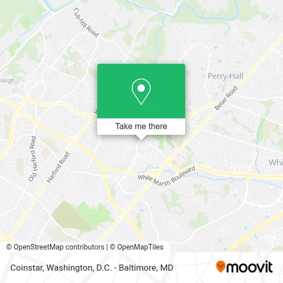 Coinstar map