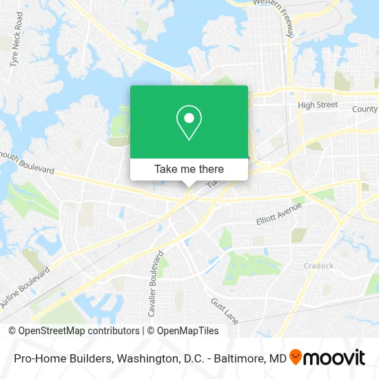 Pro-Home Builders map