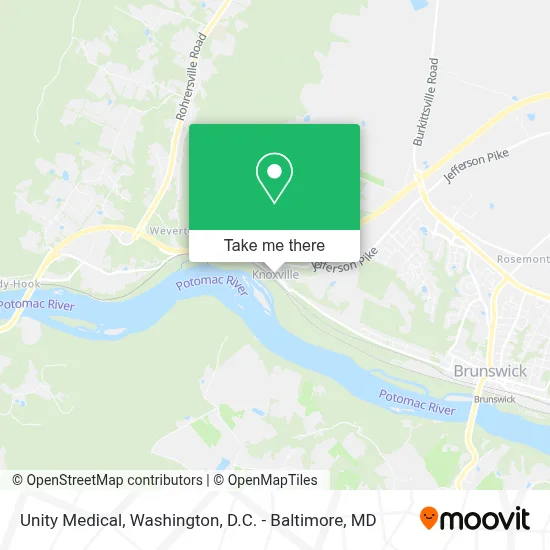 Unity Medical map