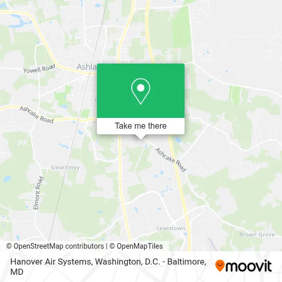 Hanover Air Systems map